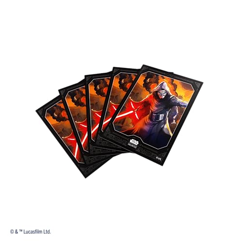 Gamegenic Star Wars Unlimited Kylo Ren Art Sleeves (Pack of 60 + 1 Clear Sleeve)