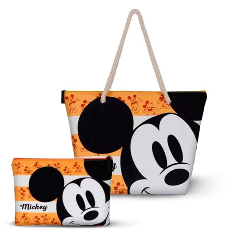 Disney Mickey Mouse Orange-Soleil Toiletry Bag (07056)