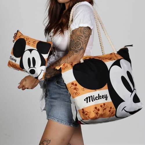 Disney Mickey Mouse Orange-Soleil Toiletry Bag (07056)