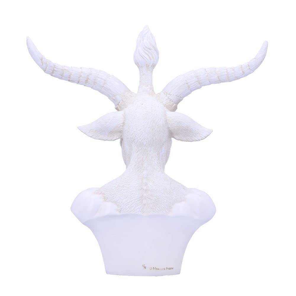 Nemesis Now Baphomet Bust - White Resin Sculpture | 33.5cm Height 3