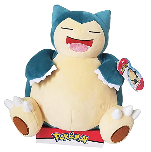 Pokémon Snorlax 12-Inch Plush - Super Soft Stuffed Animal for Ages 3+