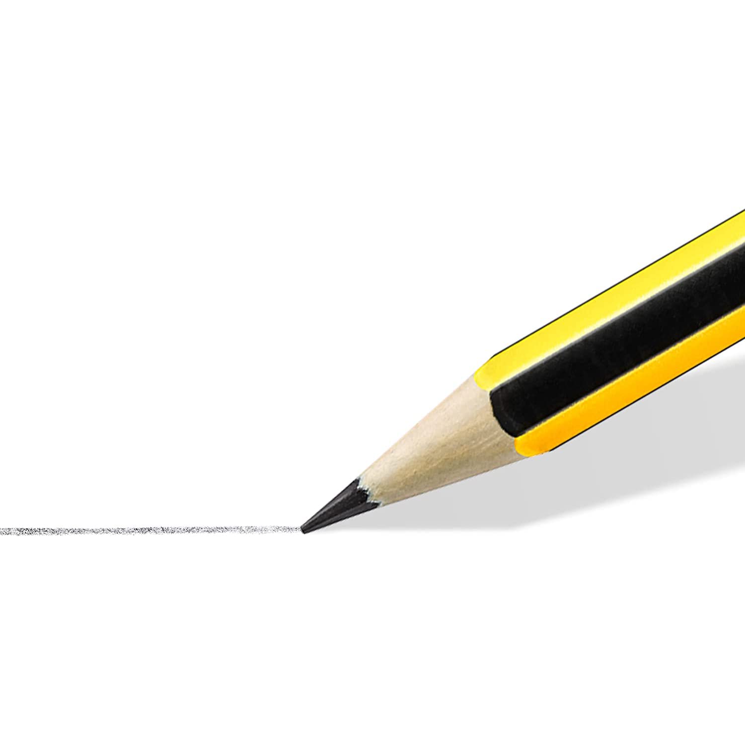 STAEDTLER Noris School Graphite Pencils 121-2 BK5D - HB Hardness, Break-Resistant Lead | Pack of 5 3
