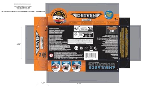 Driven by Battat Micro Ambulance - Toy Rescue Vehicle with Lights, Sounds & Movable Parts for Kids 3+ 15