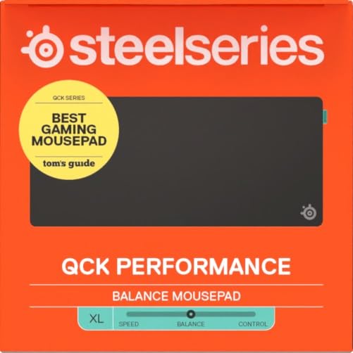 SteelSeries QcK XL Performance Balance Gaming Mousepad - 90x40cm Black 25