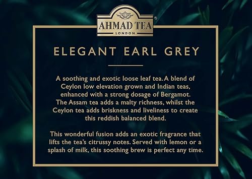 Ahmad Tea - Elegant Earl Grey Caddy Black Tea (125g) 5