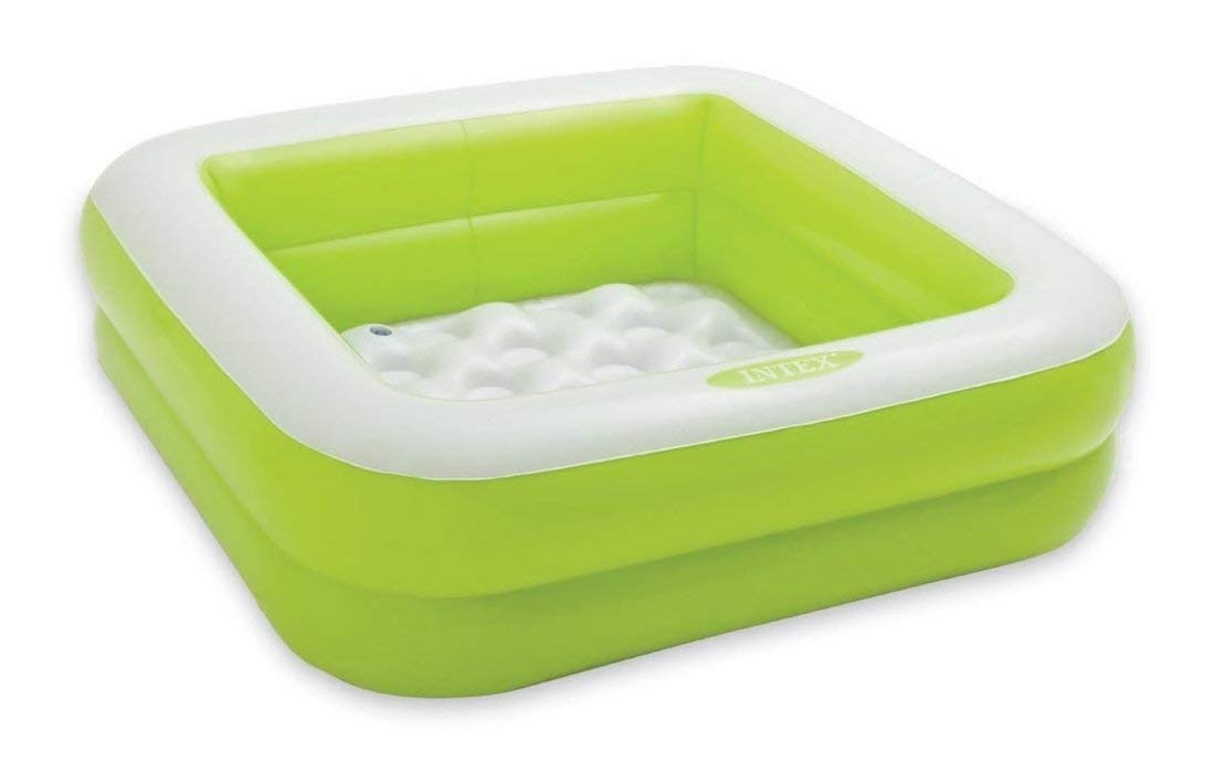 Intex Play Box Pool - Inflatable Square Pool for Babies 1-3 Years | 86x86x25 cm