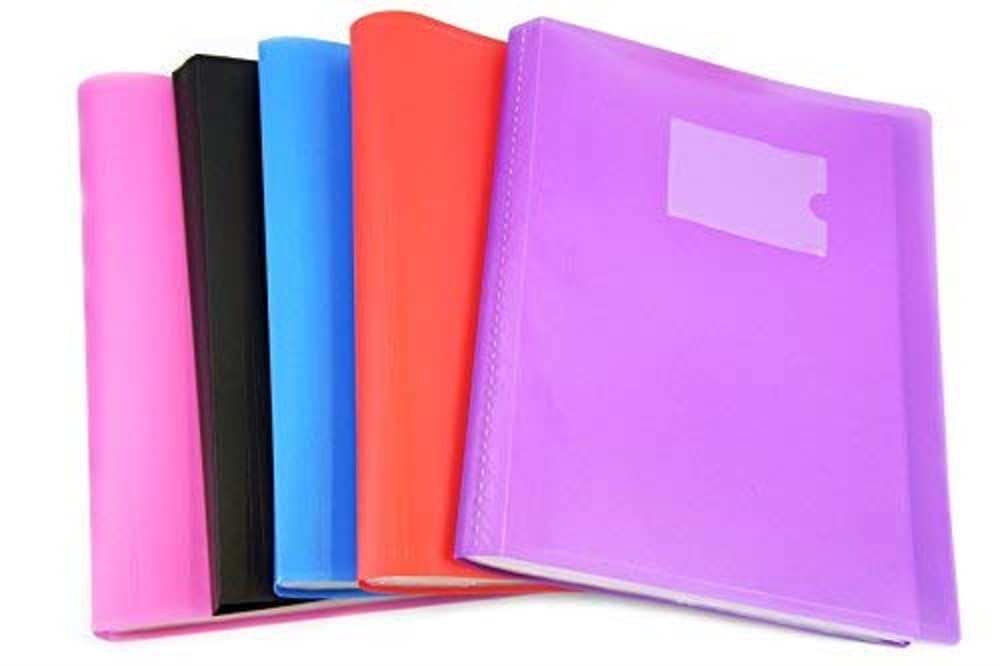 ARPAN A4 Presentation Display Book Folder - Flexible Plastic Cover | Assorted Color | 310x240x20mm 1