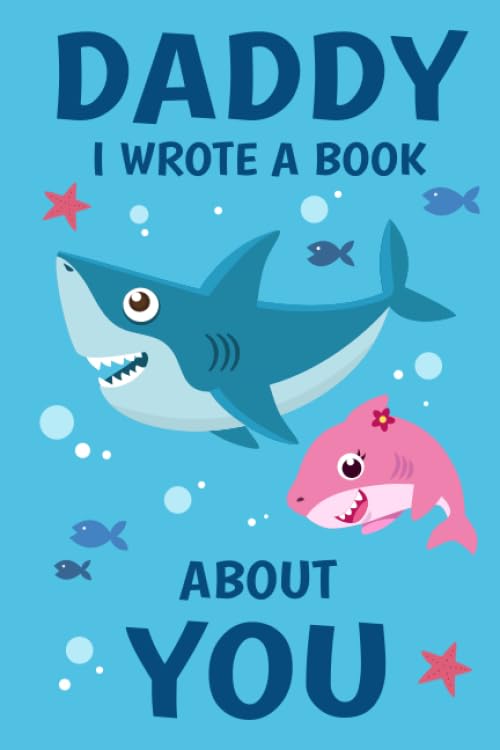 Papa Shark Books & Loved Ones Publishing - Dad I Wrote A Book About You Fill In The Blank Journal | Paperback 1