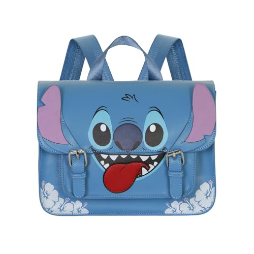 Disney Lilo and Stitch Tongue Satchel Shoulder Bag-Backpack (07403)