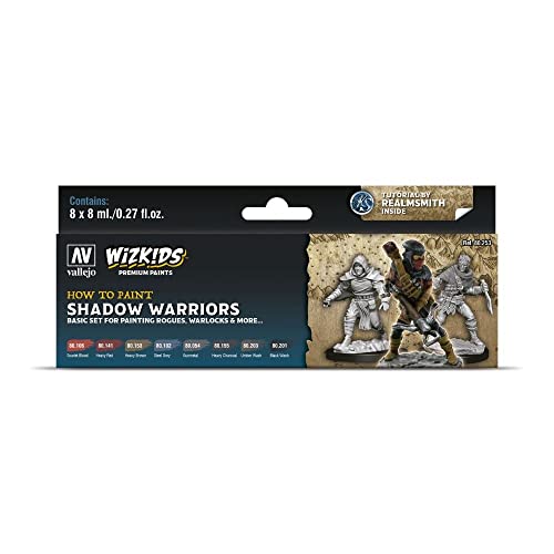 Vallejo Shadow Warriors Model Paint Set (VAL80253)