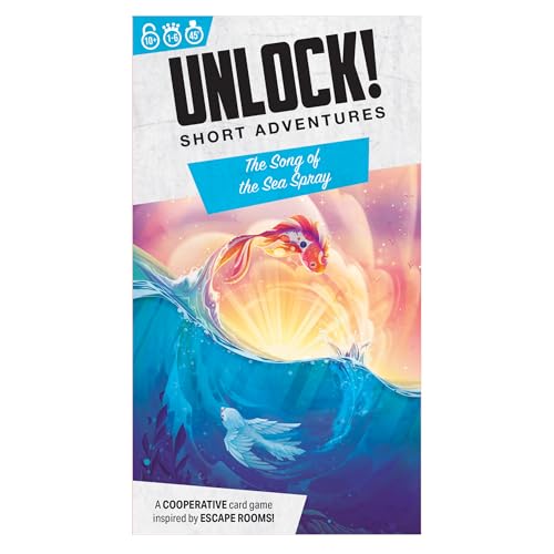 Asmodee Unlock! Short Adventures 11 - The Song of the Sea Spray | Card Game | 1-6 Players