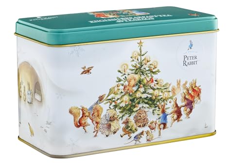 New English Teas Peter Rabbit Christmas Tea Caddy - 40 English Breakfast Tea Bags 8
