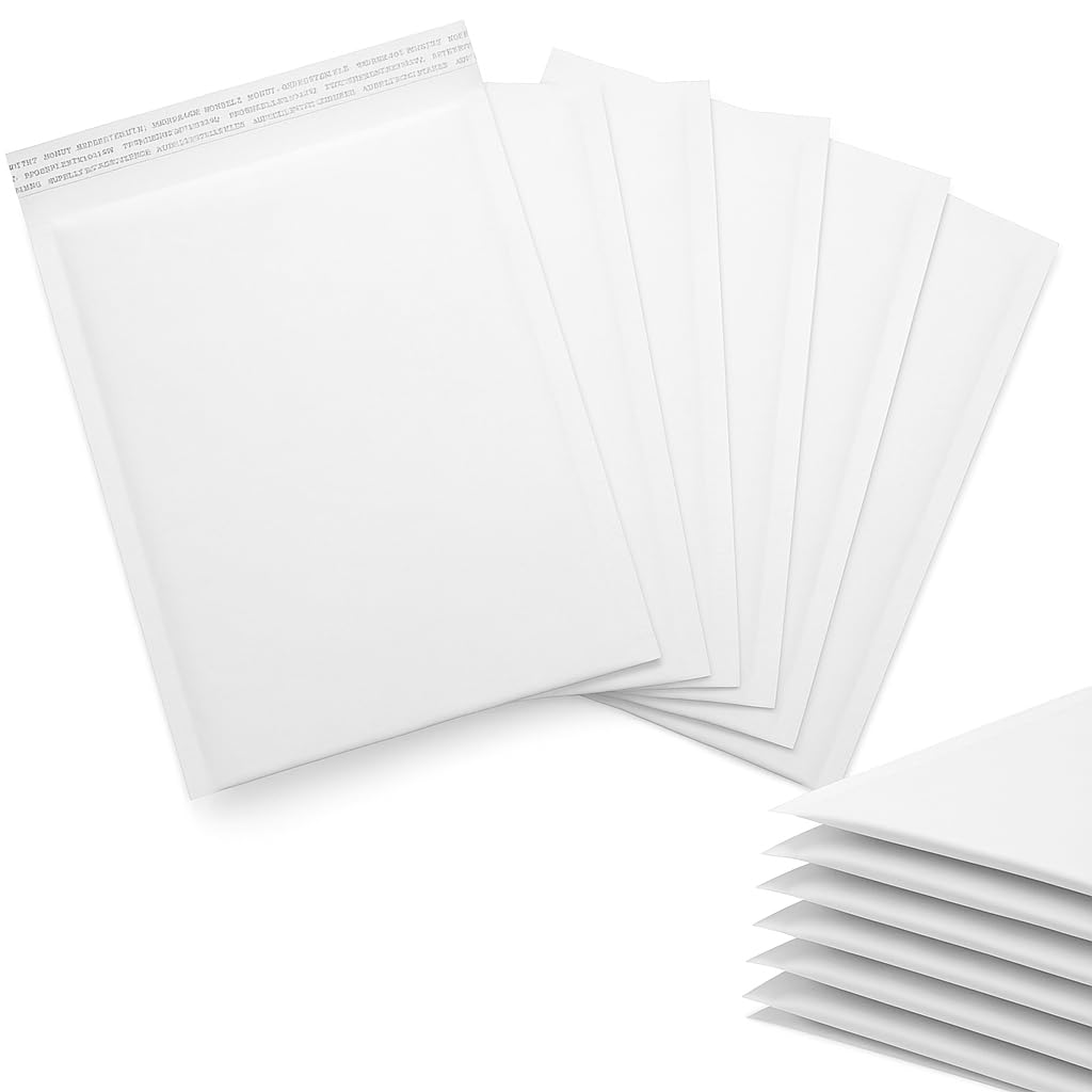 Postmaster Padded Envelope Mailers - A4 White, Peel Seal, Bubble Lined | 20 Pack | 220x340mm