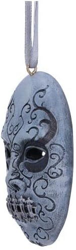 Nemesis Now Harry Potter Deatheater mask Hanging Ornament, Grey, 7cm