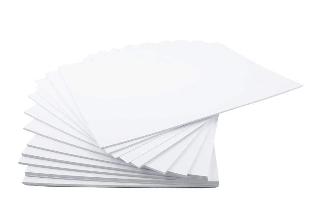 House of Card & Paper A5 160 GSM Card - White | Pack of 100 Sheets | Made in the UK