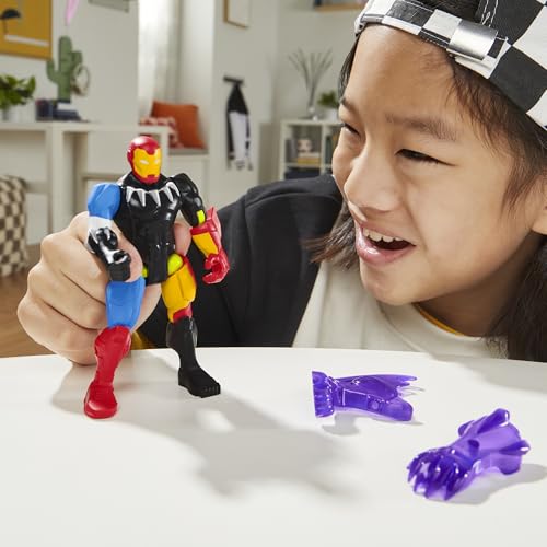 Marvel Press MixMashers Iron Man Action Figure - 5-inch Scale, Mix & Match Parts | Ages 4+ 10