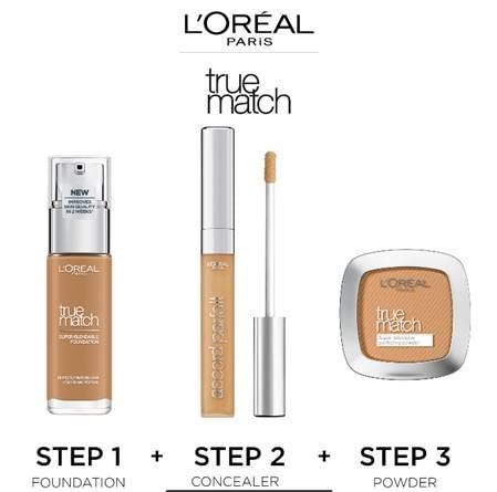 L'Oréal Paris - True Match Hydrating Liquid Foundation (30 ml) 2