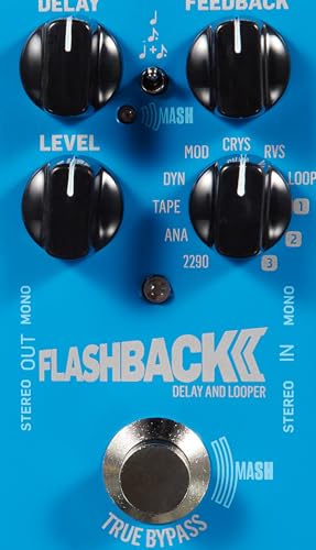 TC Electronic Flashback 2 Delay Pedal with MASH Footswitch and Crystal Delay Effect