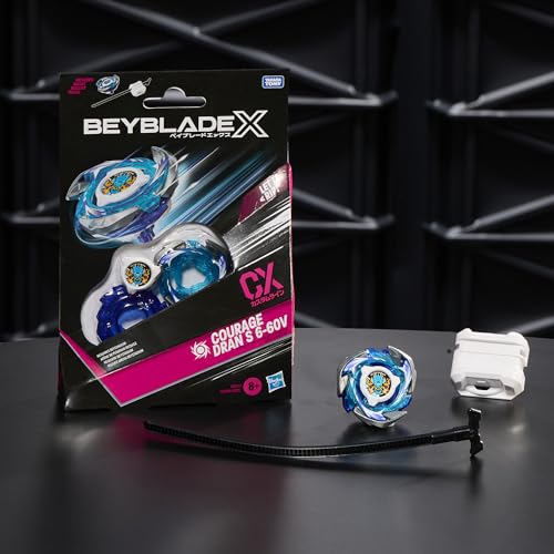 Beyblade Courage Dran S 6-60V CX Starter Pack Top and Launcher | Attack Type 4