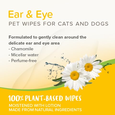 Beaphar Pet Wipes – Gentle Ear & Eye Wipes for Dogs with Chamomile | 30 Count 3