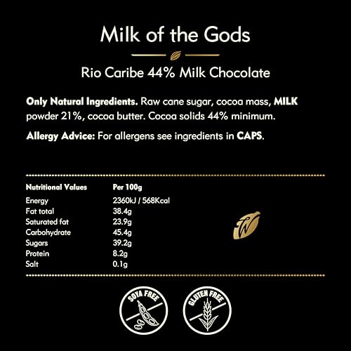Willie's Cacao - Milk of the Gods 44% Milk Chocolate Bar 26g x 30 6