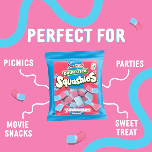 Swizzels Squashies Sweets - Bubblegum Flavour Multipack (12 x 140g) 7