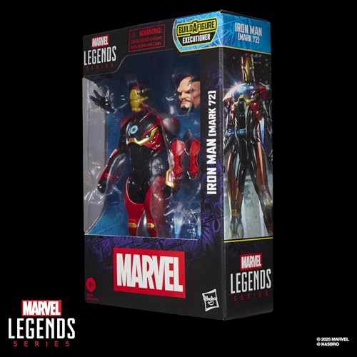 Hasbro Marvel Legends Iron Man (Mark 72) Action Figure - 15-cm Scale, 6 Accessories 3