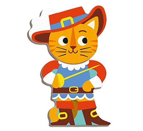 Janod Magneti'Book Story Book - 40-Piece Magnetic Educational Set for Ages 3+ 10