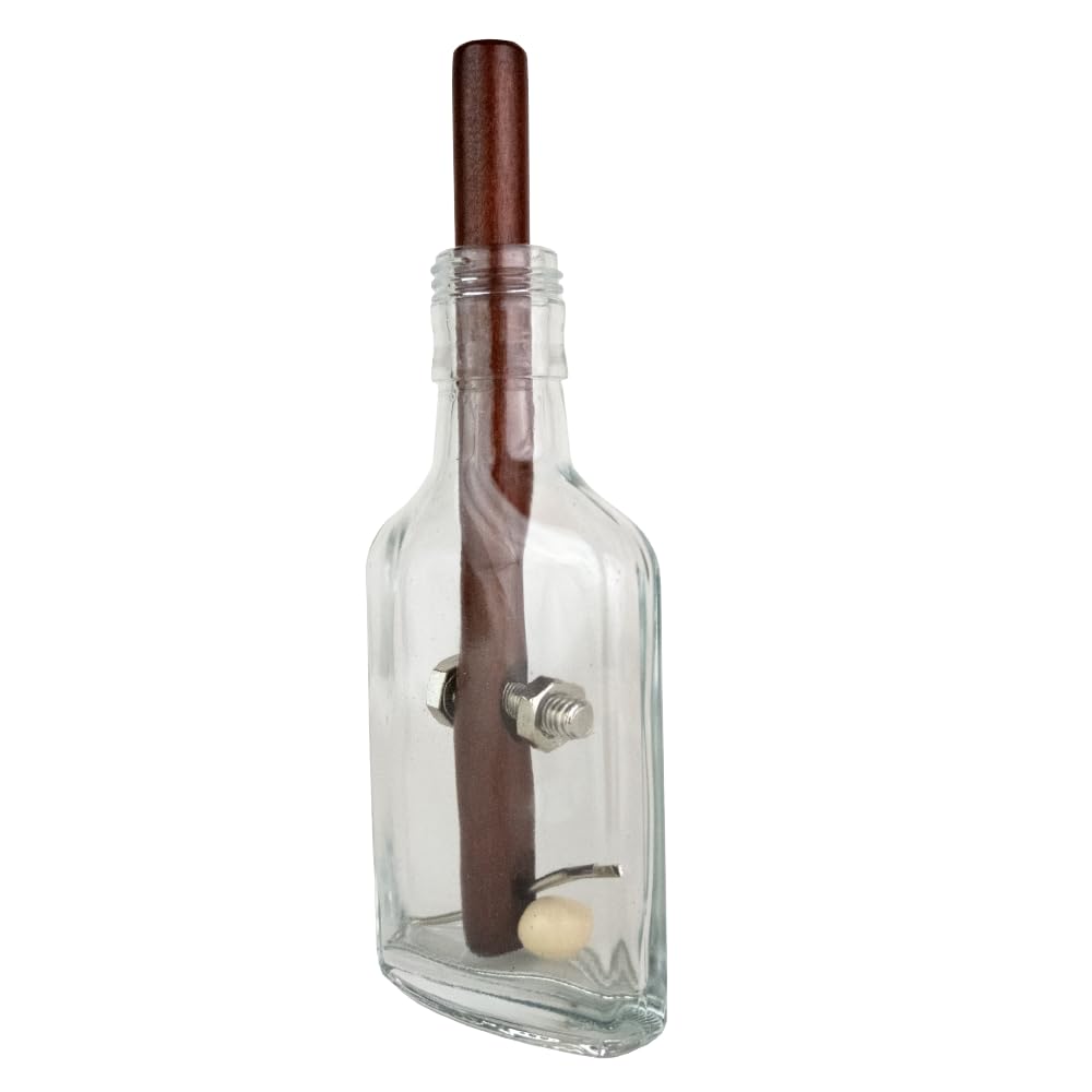 Project Genius True Genius Grecian Bottle Brain Teaser Puzzle - Wooden & Glass