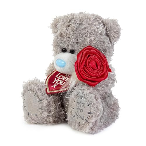 Me To You Bear Tatty Teddy I Love You Bear with Rose Plush | 15cm High 4