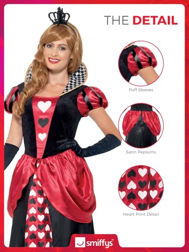 Smiffys Royal Red Queen Costume - UK Size 12-14 (45489S)