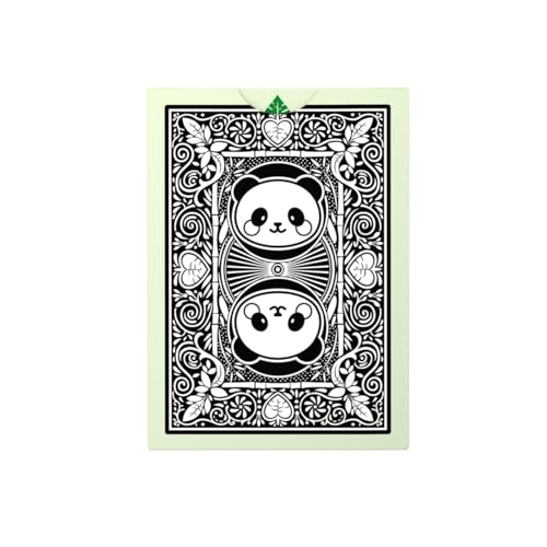 Bicycle Panda Cute Animal Playing Cards, 1 Deck, Green 9