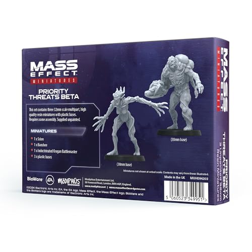 Modiphius Mass Effect Priority Threats Beta Resin Collectors Miniature Set - Upgrade