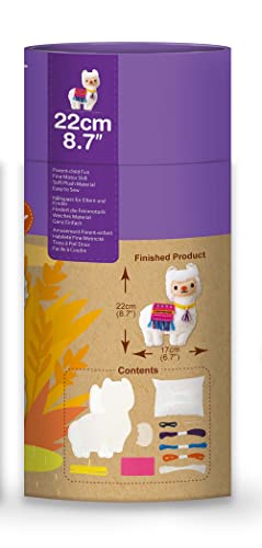 Avenir CH1623 Sewing Doll Llama Craft Kit - Ages 6+ 7