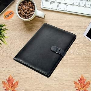 Arpan A4 36 Pockets Professional Soft Touch Display Book Presentation Portfolio Folder - Black 2
