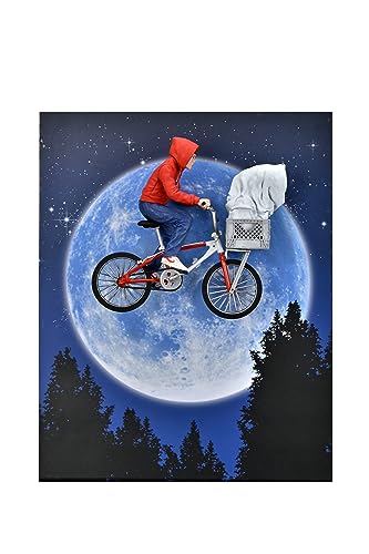 NECA E.T. The Extra-Terrestrial 40th Anniversary Series - E.T. & Elliott with Bicycle Action Figure (55065)