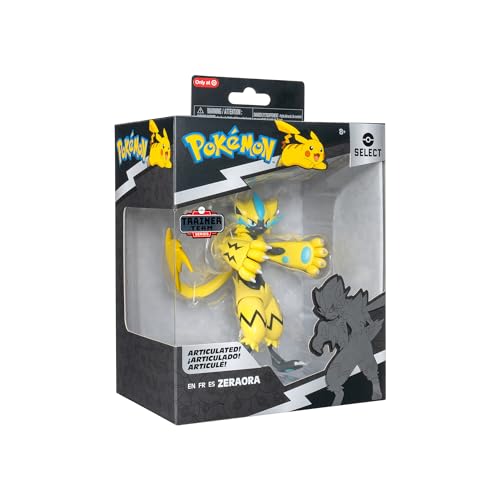 Pokémon Select Zeraora - 6-Inch Super-Articulated Action Figure with Posing Stand 9