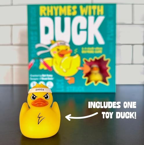 Gray Matters Games Rhymes with Duck Card Game - 4-8 Players, Ages 10+, 30 Min Play Time
