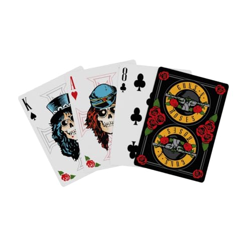 Bicycle Guns N' Roses Playing Cards Yellow Tuck Case with Air Cushion Finish 3