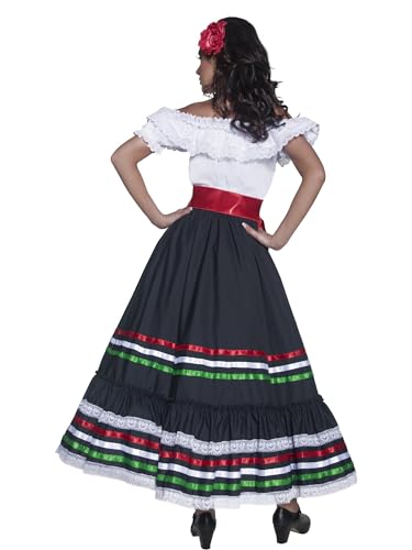 Smiffys Authentic Western Senorita Costume - Size 8-10 (34449S)