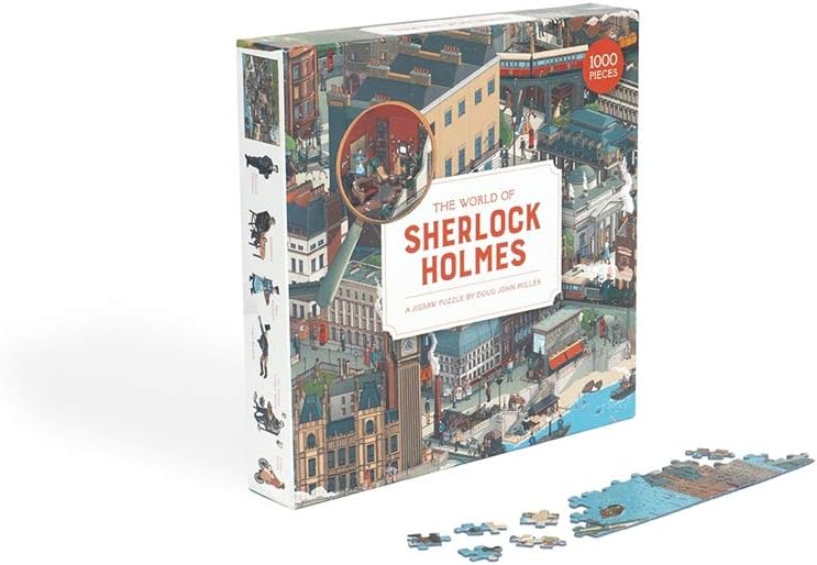 The World of Sherlock Holmes: 1000-Piece Jigsaw Puzzle - Mystery & Literature Puzzle for Adults