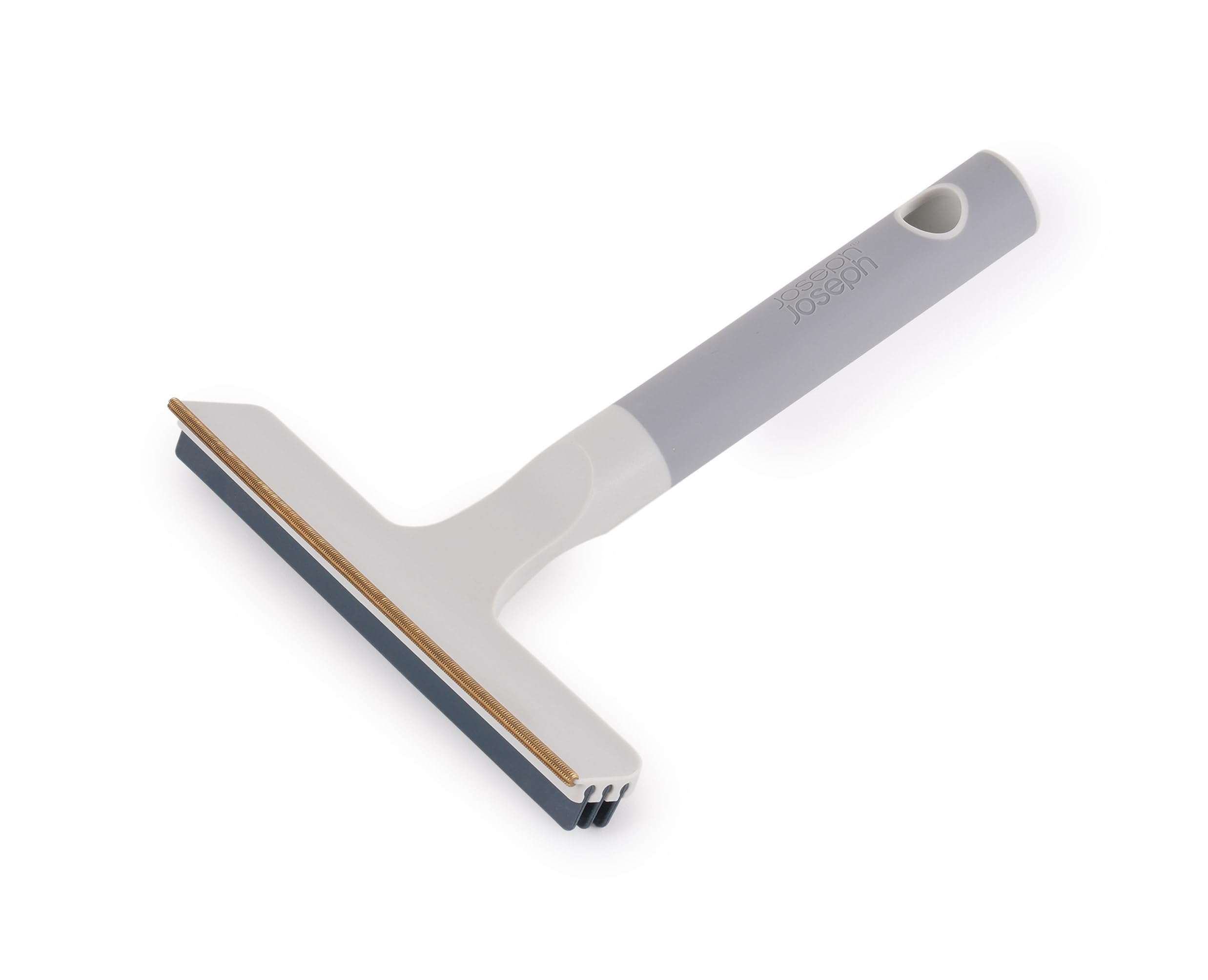 Joseph Joseph CleanTech Carpet Rake - 2-in-1 Manual Tool for Pet Hair & Deep Cleaning | Light Stone 1