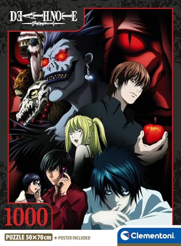 Clementoni Death Note Anime Jigsaw Puzzle - 1000 Pieces | 70 x 50 cm