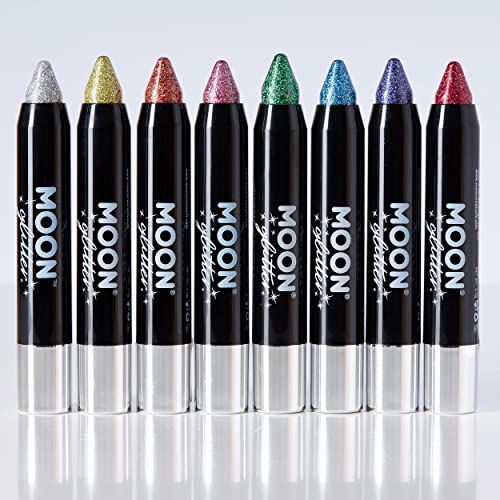 Holographic Glitter Paint Stick/Body Crayon Make-up für Gesicht &amp; Körper von Moon Glitter