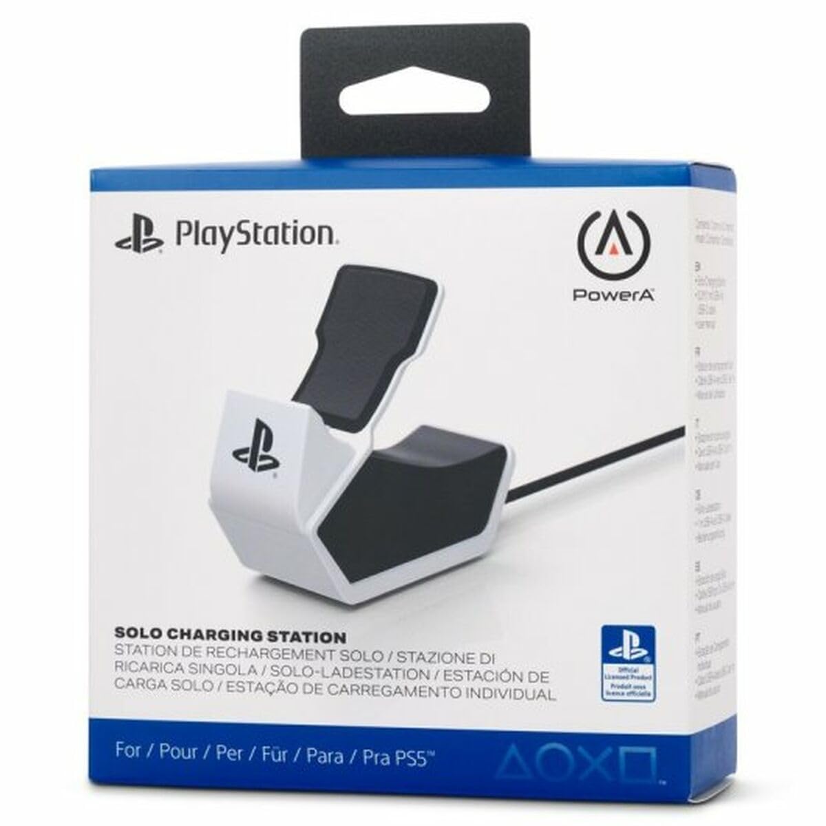 PowerA Charging Station - Drop & Charge Design | USB Powered | Weighted Base for PS5 DualSense Controllers 8