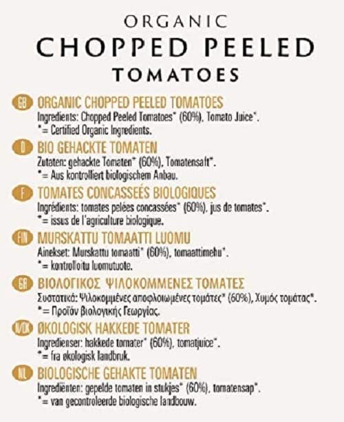 Biona Organic Chopped Tomatoes - 4 x 400g Pack | No Added Salt or Sugar 2