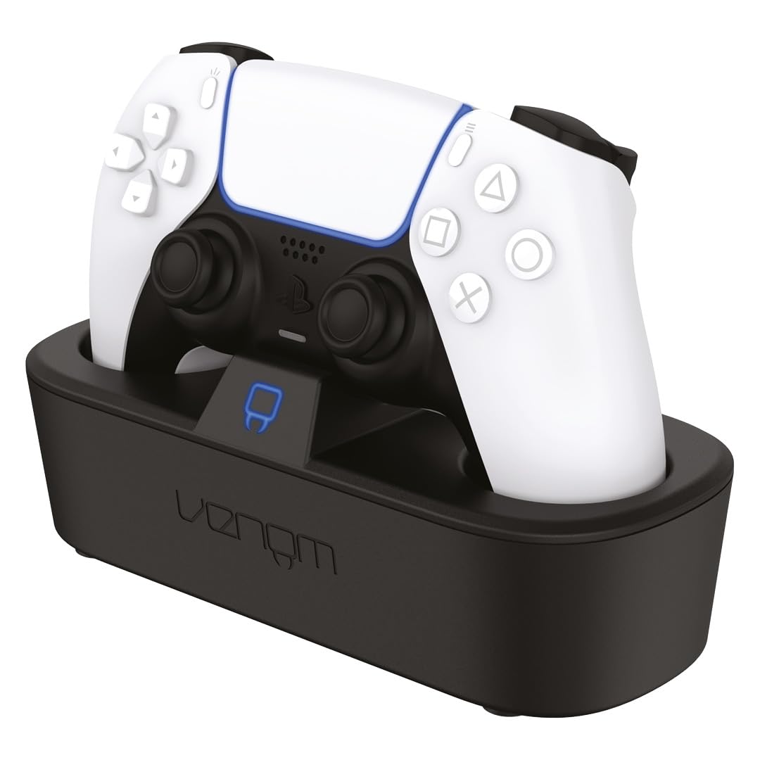 Venom PS5 Controller Turbo Charging Dock | Fast DualSense & Edge Charger wi