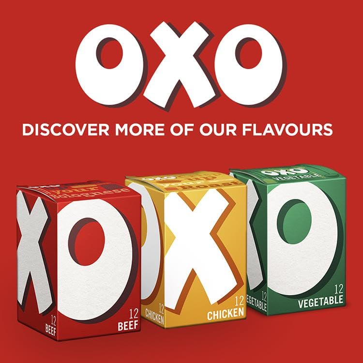 OXO Vegetable Stock Cubes - Plant-Based & Vegan, 60 Cubes, 378g 9
