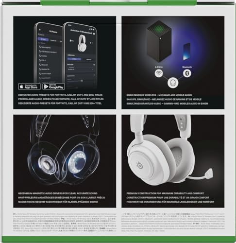 SteelSeries Arctis Nova 7X Wireless Gen 2 - Xbox & PC Gaming Headset with 2.4GHz + Bluetooth 27