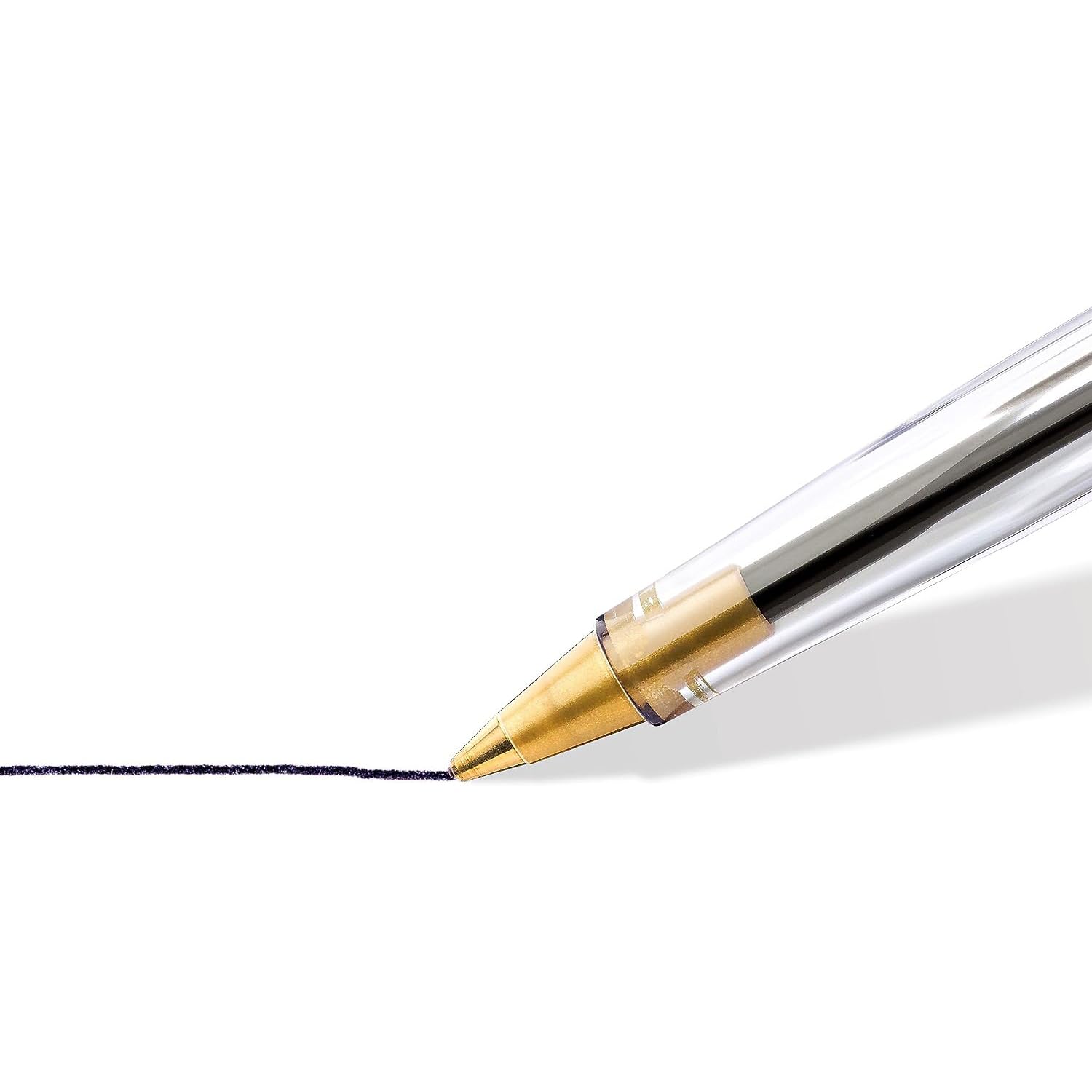 STAEDTLER Stick 430 M-9 Ballpoint Pen - Medium Point, Black Ink | Box of 10 3